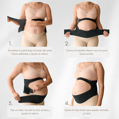 Babyluxe™  Banda Embarazo Premium – Menos Dolor, Más Confort